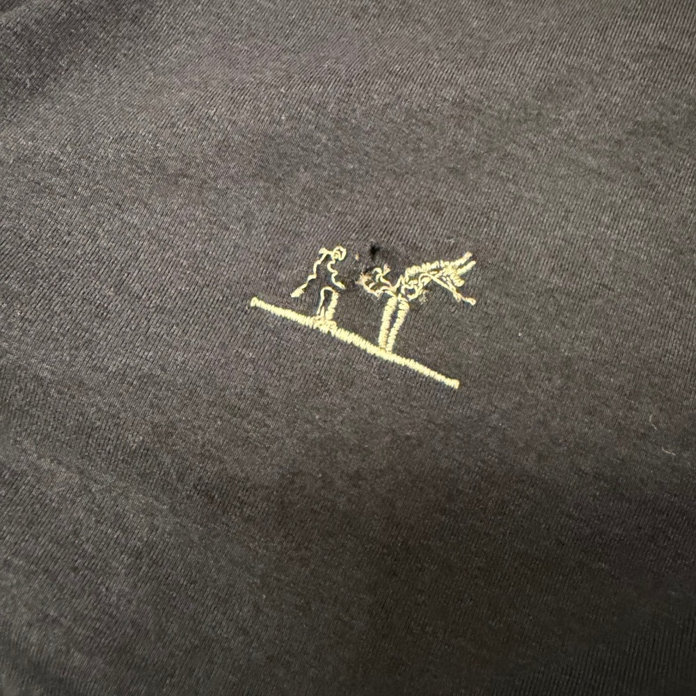 KJUS Men's 52/L Navy Half Zip Ski Golf Performance Pullover Technical - Picture 3 of 7